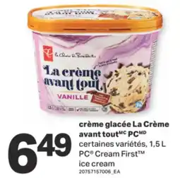 L'Intermarché CRÈME GLACÉE LA CRÈME AVANT TOUT, 1,5 L offer