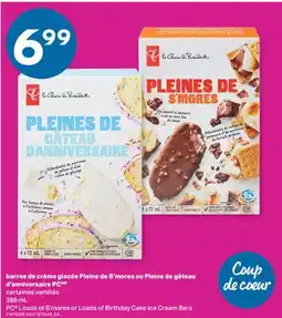 L'Intermarché BARRES DE CRÈME GLACÉE PLEINE DE S'MORES OU PLEINE DE GÂTEAU D'ANNIVERSAIRE PC, 288 ML offer