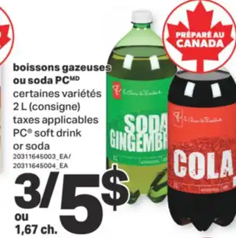 L'Intermarché BOISSONS GAZEUSES OU SODA, 2 L offer