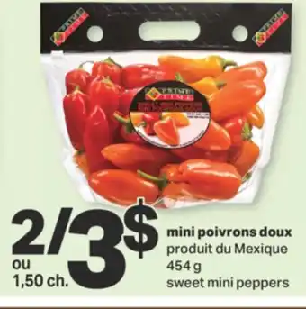 L'Intermarché MINI POIVRONS DOUX, 454 G offer