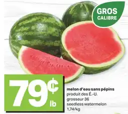 L'Intermarché MELON D'AEU SANS PÉPINS, GROSSEUR 36 offer