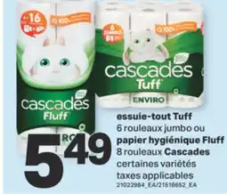 L'Intermarché ESSUIE-TOUT TU 6 ROULEAUX JUMBO OU PAPIER HYGIÉNIQUE FLU 8 ROULEAUX offer