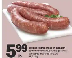 L'Intermarché SAUCISSES PRÉPARÉES EN MAGASIN offer