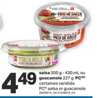 L'Intermarché SALSA, 300 G - 430 ML OU, GUACAMOLE, 227 G PC offer