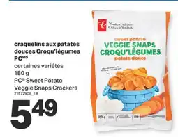 L'Intermarché CRAQUELINS AUX PATATES DOUCES CROQU'LÉGUMES, 180 G offer