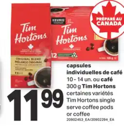 L'Intermarché CAPSULES INDIVIDUELLES DE CAFÉ 10 - 14 UN. OU CAFÉ 300 G offer