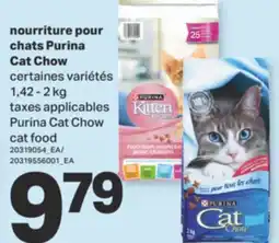 L'Intermarché NOURRITURE POUR CHATS PURINA CAT CHOW, 1,42 - 2 KG offer