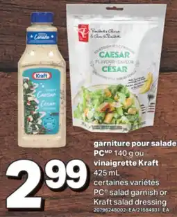 L'Intermarché GARNITURE POUR SALADE PC, 140 G OU VINAIGRETTE KRAFT, 425 ML offer