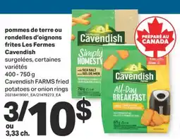 L'Intermarché POMMES DE TERRE OU RONDELLES D'OIGNONS FRITES, 400 - 750 G offer