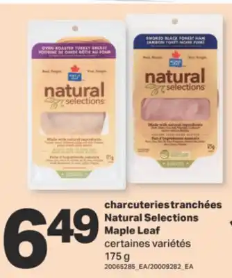 L'Intermarché CHARCUTERIES TRANCHÉES NATURAL SELECTIONS, 175 G offer