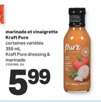 L'Intermarché MARINADE ET VINAIGRETTE KRAFT PURE offer