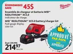 Home Hardware M18 REDLITHIUMTM XC5.0 battery/charger kit offer