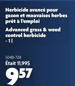 Home Hardware Advanced Grass and Weed Control Herbicide - 1 L offer