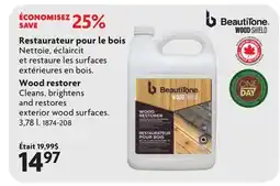 Home Hardware BEAUTITONE WOOD-SHIELD Wood restorer offer