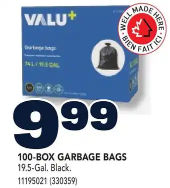 RONA 100-BOX GARBAGE BAGS offer