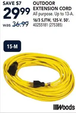 RONA OUTDOOR EXTENSION CORD offer