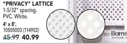 RONA 4' x 8' PRIVACY LATTICE offer