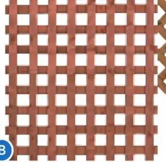 RONA treated wood and cedar lattices 1-3/4 x 4' x 8' offer