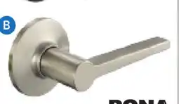 RONA Lyria door handles Passage handle, satin nickel offer