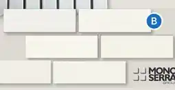 RONA MONO SERRA 4 X 12 CERAMIC TILE offer