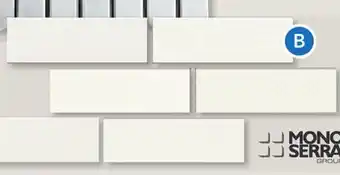 RONA MONO SERRA 4 X 12 CERAMIC TILE offer