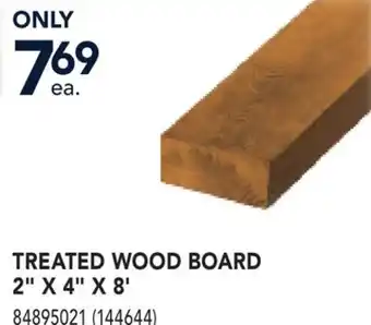 RONA TREATED WOOD BOARD 2 X 4 X 8' offer