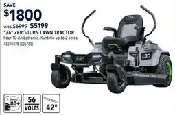 RONA Z6 ZERO-TURN LAWN TRACTOR offer