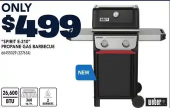 RONA WEBER SPIRIT E-210 PROPANE GAS BARBECUE offer