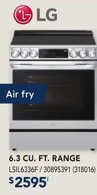 RONA LG 6.3 CU. FT. RANGE offer