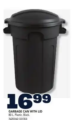 RONA VALU+ GARBAGE CAN WITH LID offer