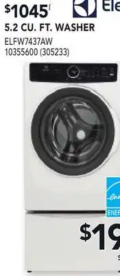 RONA Electrolux 5.2 CU. FT. WASHER offer