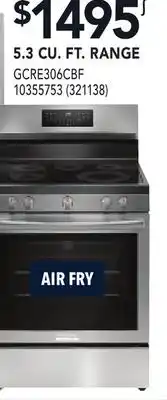 RONA FRIGIDAIRE GALLERY 5.3 CU. FT. RANGE offer