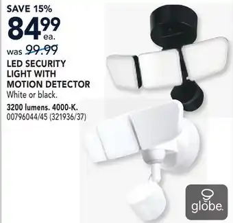 RONA LED SECURITY LIGHT WITH MOTION DETECTOR offer