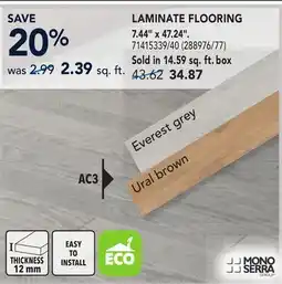 RONA LAMINATE FLOORING offer