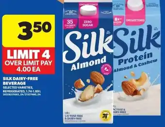 Real Canadian Superstore Silk dairy-free beverage offer