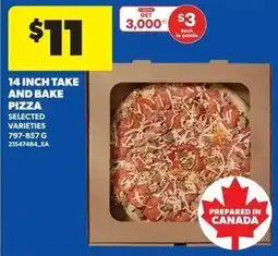 Real Canadian Superstore Take and bake pizza offer