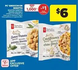 Real Canadian Superstore PC gnocchi or risotto offer