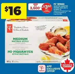 Real Canadian Superstore PC wings offer