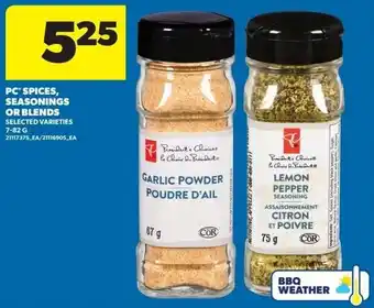 Real Canadian Superstore PC spices, seasonings or blends offer