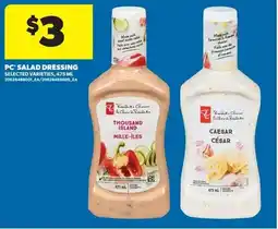 Real Canadian Superstore PC salad dressing offer