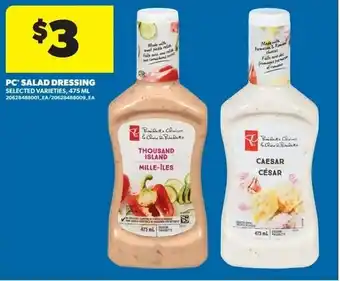 Real Canadian Superstore PC salad dressing offer
