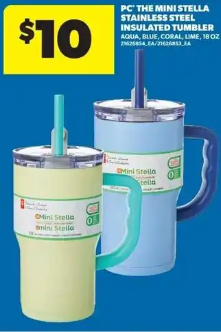 Real Canadian Superstore PC the mini stella stainless steel insulated tumbler offer