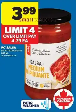 Real Canadian Superstore PC salsa offer