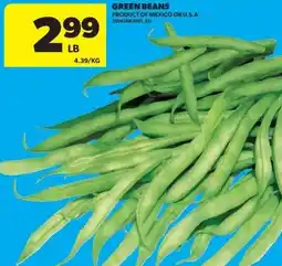 Real Canadian Superstore Green beans offer