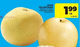 Real Canadian Superstore Asian yellow pears offer