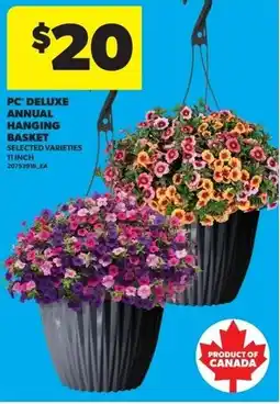 Real Canadian Superstore PC deluxe annual hanging basket offer