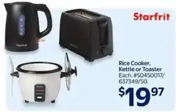 Walmart Starfrit Rice Cooker, Kettle or Toaster offer