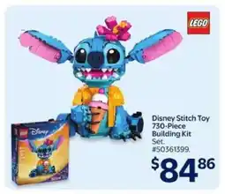 Walmart Disney Stitch Toy 730-Piece Building Kit Set offer