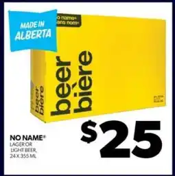 Real Canadian Liquorstore NO NAME Lager or Light Beer offer