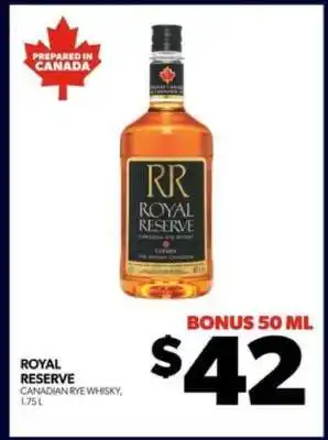 Real Canadian Liquorstore Royal Reserve offer